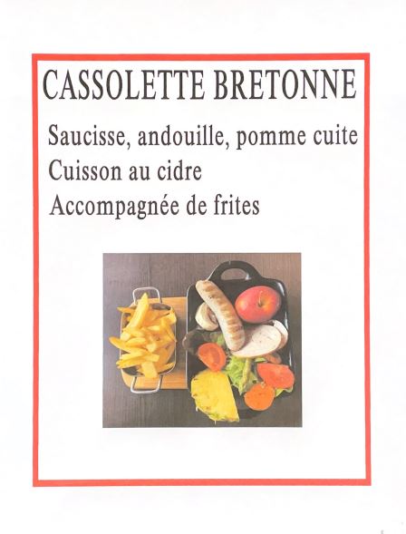 Cassolette Bretonne au Bigouden Blues Restaurant